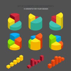 Vector set of element for infographics