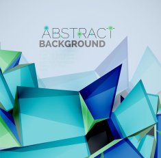 Geometric shapes with sample text Abstract template N329