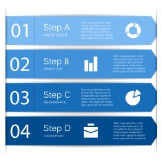 Modern vector info graphic for business project N246