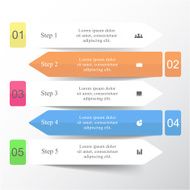 Vector lines arrows infographic N25