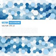 Vector abstract color 3d hexagonal N20