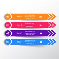 Vector lines arrows infographic N26