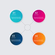 Vector colorful info graphics for your business presentations N300