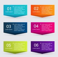 Vector colorful info graphics for your business presentations N301