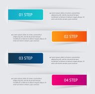 Vector colorful info graphics for your business presentations N302
