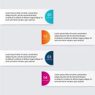 Vector colorful info graphics for your business presentations N304