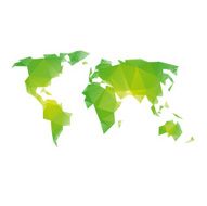 World map isolated on a white backgrounds N2