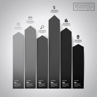 financial infographic template design N4