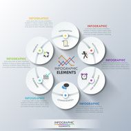 Modern infographics options banner N635