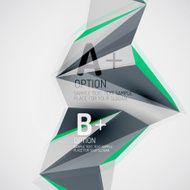 Geometric shapes in the air Vector abstract background N436