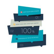 Blue schedule tab banner Minimalistic vector design infographic N13