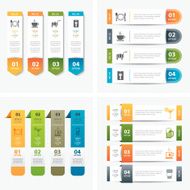 set of infographic templates N21