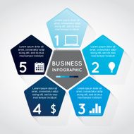 Infographic Flower Design with 4 Options N3