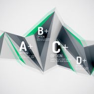 Geometric shapes in the air Vector abstract background N437