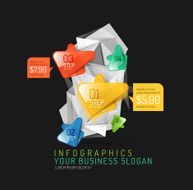 Vector fresh business abstract infographic N236