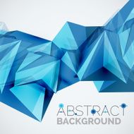 Geometric shapes in the air Vector abstract background N438