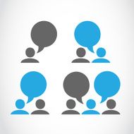 Social connection pictograms