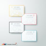 Modern infographics options banner N639