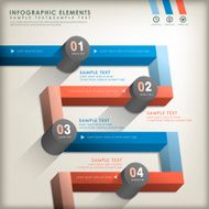 abstract 3d road infographics N6