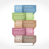Design Template with Speech Bubbles