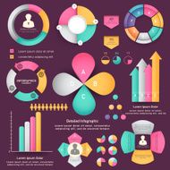 Creative business infographic template layout N5