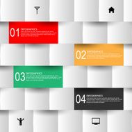 Abstract paper infographic N70