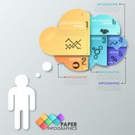 Modern infographics options banner N640