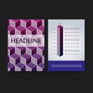 Flyer or Cover Design Template - Business Networks Infographics
