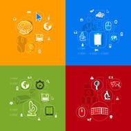 technology sticker infographic N41