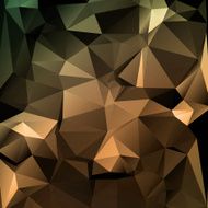 Polygon abstract texture in dark elegant colors background for w