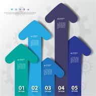 Design flat shadow arrow banners graphic or website Vector EPS N4