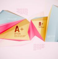 Geometric shapes in the air Vector abstract background N444