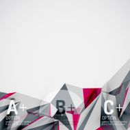 Geometric shapes in the air Vector abstract background N446