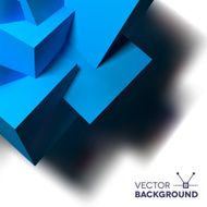 Abstract background with overlapping blue cubes N6