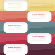 Infographics design template Business concept with 5 options N10