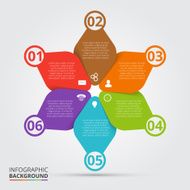 Vector circle element for infographic N92