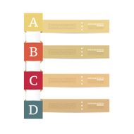 Infographics design template Business concept with 4 options N26