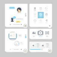 Infographics Elements for Web and mobile templates N2