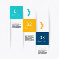 Vector colorful info graphics for your business presentations N306