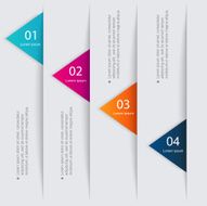 Vector colorful info graphics for your business presentations N309