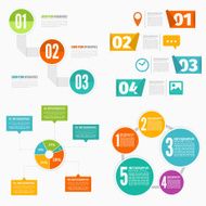 Infographics template set N2