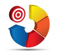 continual circle arrow 3D