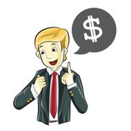 Businessman talking about finance N2