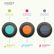 Comparative chart with templates for presentation N46