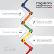 Infographic design template with elements and icons Vector N26