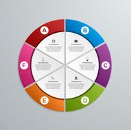 Vector abstract infographic design template