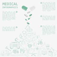 Medical and healthcare infographic N36