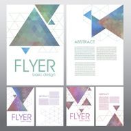 Abstract vector template design N6