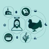 easter flat infographic N53