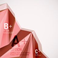 Geometric shapes in the air Vector abstract background N449